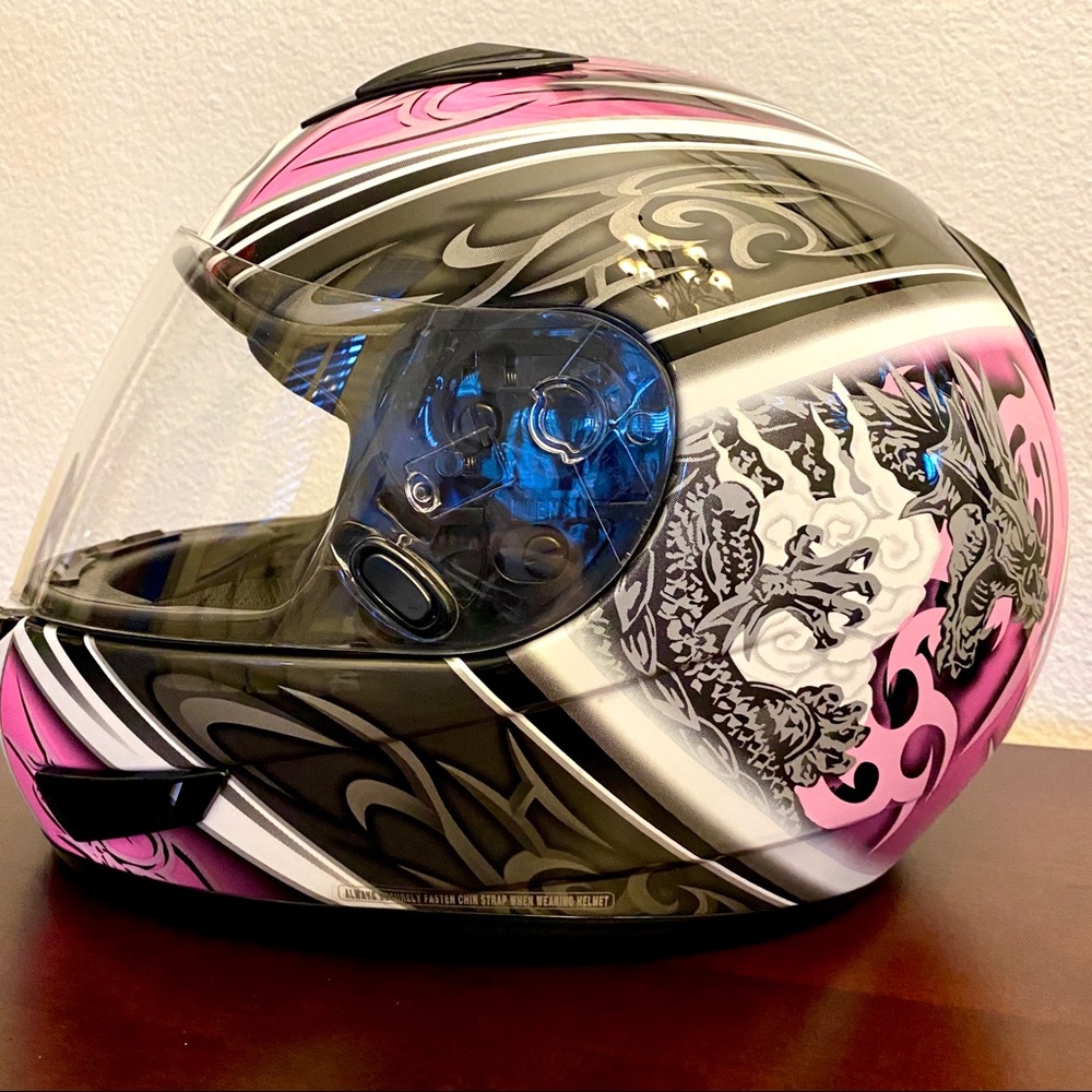 HJC Pink Dragon Full Motorcycle Helmet Draco CL-15